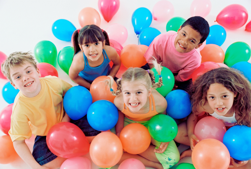 Children playing games